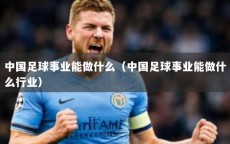 中国足球事业能做什么（中国足球事业能做什么行业）